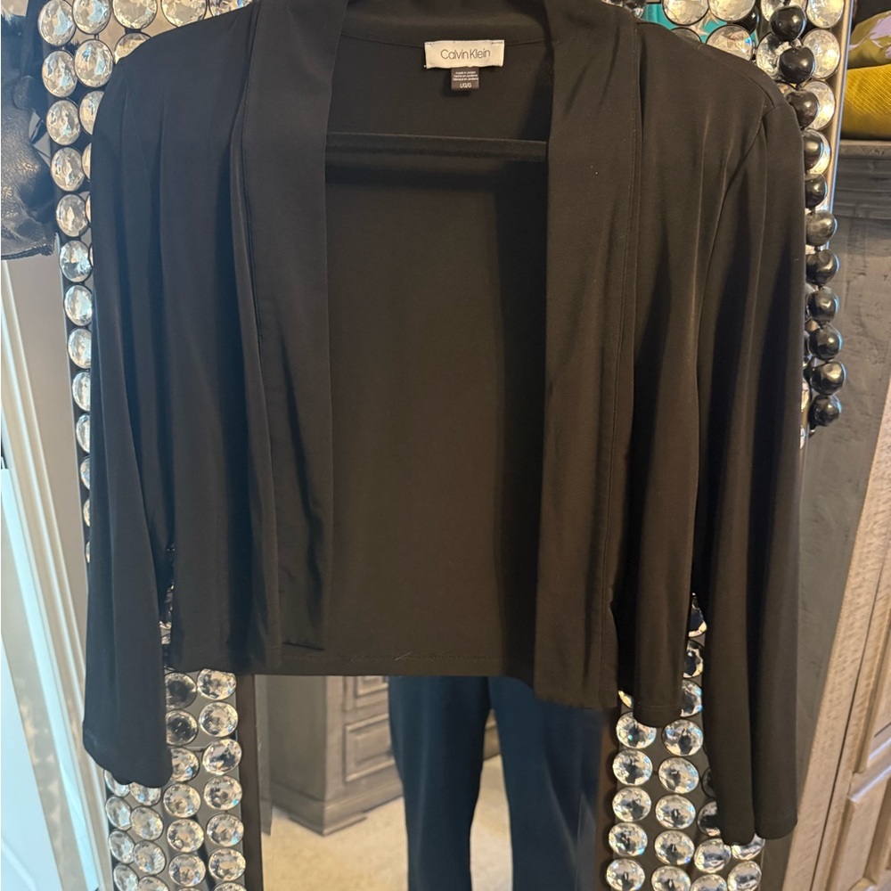 Calvin Klein Elegant Black Cardigan